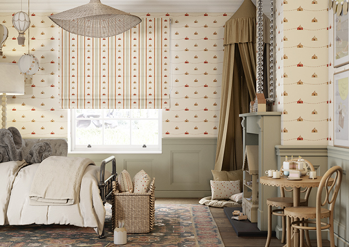 May Day, Tent Stripe Spice - Roman Blind - Image 3